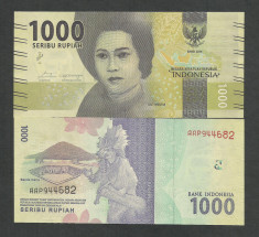 INDONEZIA INDONESIA 1000 1.000 RUPII RUPIAH 2016 , UNC [1] P-154a , necirculata foto