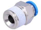 Racord push-in simplu pentru aer comprimat - 0,95 p&acirc;nă la 6 bar