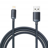 Baseus - Cablu de date (CAJY000101) - USB la Lightning, 2.4A, 2m - Negru