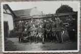 Militari romani in vizita la fabrica de aragonit Targu Mures, 1936// fotografie