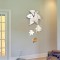 Ceas Decorativ Sticker, Frunze de Stejar, Fara Zgomot, 330 mm x 560 mm