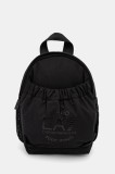 EA7 Emporio Armani rucsac femei, culoarea negru, mic, neted, AF10251.7W000010