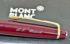 Roller Montblanc Meisterst&amp;uuml;ck Red Gold Coated Classique foto