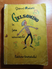carte pt copii - gelsomino in tara mincinosilor din anul 1959 foto