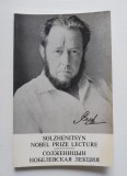 Solzhenitsyn Nobel Prize Lecture - editie bilingva engleza rusa