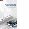 XO incarcator retea 12W, 2x USB-A + cablu USB-A la Micro USB, alb (model L65)