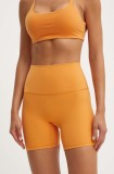 JOYINME pantaloni scurți de yoga Movement culoarea portocaliu, neted, high waist, Szorty.Movement