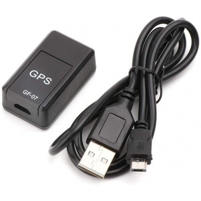 Mini GPS Tracker Techstar&amp;reg; GF-07, Localizare GPS, Microfon, SIM, Prindere Magnetica, Negru foto