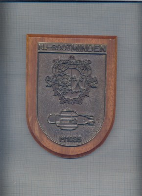 01 PLACHETA MILITARA SUBMARINE - MJ-BOOT MINDEN - M1085 -GERMANIA foto