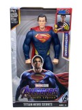 Figurina Superman cu sunete si lumini 27 cm
