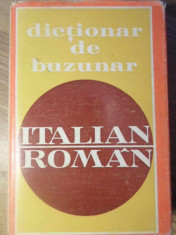 DICTIONAR DE BUZUNAR ITALIAN-ROMAN-V. ANI, D. CONDREA-DERER foto