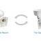 Suport detector OPTEX CW-G2 - compatibil serie FlipX; CW-G2; Instalare pe