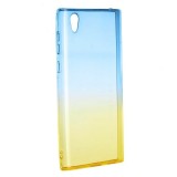 Husa SONY Xperia L1 - Ombre (Albastru/Auriu)