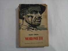 MOROMETII Roman - MARIN PREDA - Bucuresti, 1961