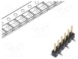 Conector şiruri pini tată 6 PIN 2,54mm aurit SMT SAMTEC