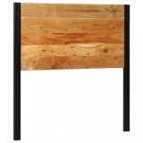 Tablie Pat 100cm Lemn Masiv Salcam Fier, Cadru Robust, Suport Spate, Design Elegant, Montaj Facil