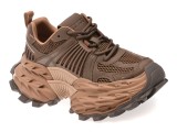 Cumpara ieftin Pantofi sport GRYXX maro, 8951A, din material textil si piele naturala
