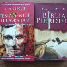 IGOR BERGLER - BIBLIA PIERDUTA / TESTAMENTUL LUI ABRAHAM - 2 volume