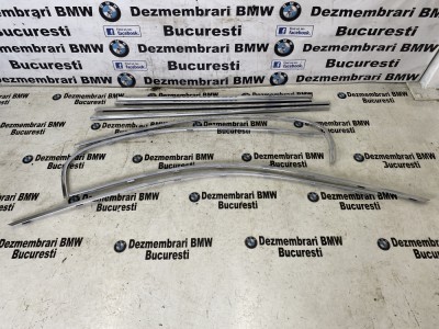 Ornamente exterioare trimuri perii geam cromate BMW E60 foto