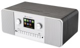 Internet radio GoGEN IR 257 BTDAB, 2x5W, DAB+/FM, LCD, Bluetooth, telecomanda, negru/argintiu