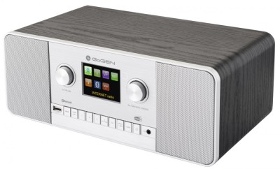 Internet radio GoGEN IR 257 BTDAB, 2x5W, DAB+/FM, LCD, Bluetooth, telecomanda, negru/argintiu foto