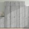 vidaXL Dulap de depozitare, sonoma gri, 70x42,5x225, lemn prelucrat 3281334