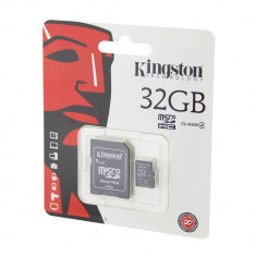 Card microSD, 32GB, cu adaptor SD, Kingston - 402647 foto