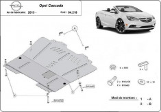 Scut motor metalic Opel Cascada 2013-2019 foto