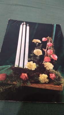 CARTE POSTALA FELICITARE CIRCULATA foto