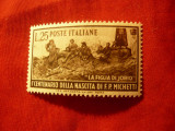 Serie 1 val. Italia -1951 - 100 Ani Sardinia