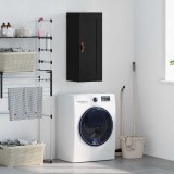 vidaXL Dulap montat pe perete Stejar Negru 34,5 x 34 x 90 cm 882435