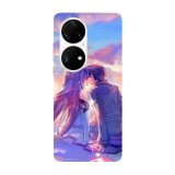 Husa compatibila cu Huawei Mate 40 model Sword Art Online Kiss, Silicon, TPU, Viceversa, Transparent, Carcasa