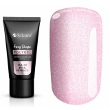 Colorat Gel Poly Easy Shape Sugar Pink Sparkle 30 g, Silcare