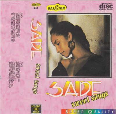Casetă audio Sade &amp;ndash; Sweet Songs foto
