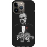 Husa compatibila cu Apple iPhone 11 Godfather, Silicon, TPU, Viceversa, Transparent, Carcasa