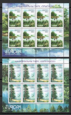 Belarus 2001 Mi 409/10 klb MNH - Europa: Apa datatoare de viata foto