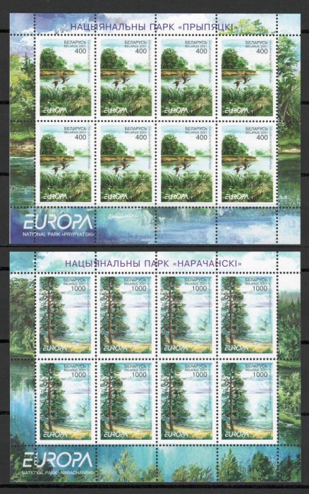 Belarus 2001 Mi 409/10 klb MNH - Europa: Apa datatoare de viata
