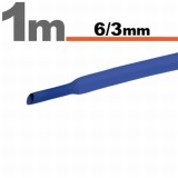 Tub termocontractibilAlbastru &bull; 6 / 3 mm