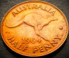 Moneda exotica HALF PENNY - AUSTRALIA, anul 1964 * cod 4248 = excelenta, Australia si Oceania