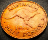 Cumpara ieftin Moneda exotica HALF PENNY - AUSTRALIA, anul 1964 * cod 4248 = excelenta, Australia si Oceania