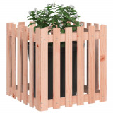 Jardiniera gradina design gard, 60x60x60 cm, lemn masiv douglas GartenMobel Dekor, vidaXL