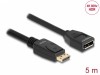 Cablu prelungitor Displayport 4K60Hz T-M 5m, Delock 80004