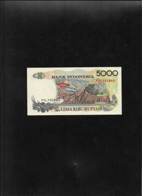 Rar! Indonezia 5000 rupiah rupii 1992(97) seria152860 unc foto