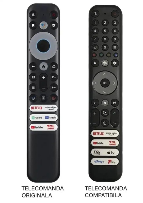 Telecomanda TV TCL RC902V FMR1 compatibil cu originalul (574-1)