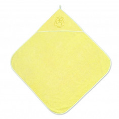 Lorelli - Prosop bebe cu gluga, 80x80 cm, Yellow