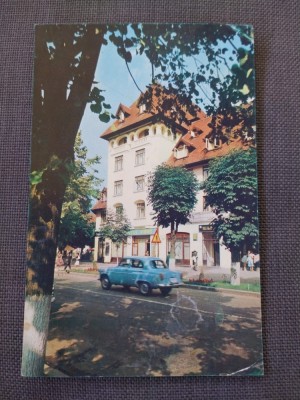 CPIB 23168 CARTE POSTALA - SINAIA, VILA &amp;#039;PARC&amp;quot;, CIRCULATA, 1967, STAMPILE, TIMBRU, AUTOTURISM foto