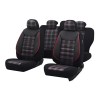 Set Huse Scaun Auto Sport Negru Rosu Universal - Accesorii Interior