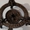 SPIRTIERA VINTAGE PT. DECOR PANOPLIE&nbsp; din fonta DIAMETRUL 17 cm INALTIME 5