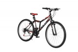 Bicicleta MTB Tec Strong, culoare negru/rosu, roata 24&quot;, cadru din otel Cod:252437000305