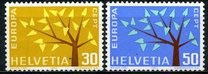 Elvetia 1962 - Europa 2v.neuzat,perfecta stare(z)